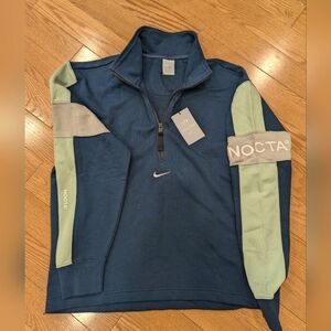 Nocta x Nike Half-Zip Pullover(Men's S, Blue, BNWT)